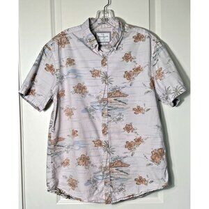 Denim & Flower Ricky Singh Slim Fit Short Sleeve Men’s Large Hawaiian